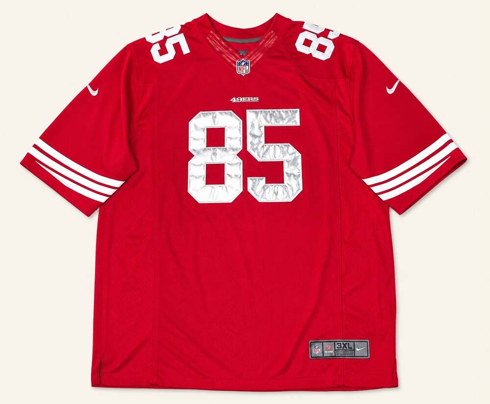 Nike 49ers Vernon Davis #85 Jersey 3XL Red NFL Y2K Football Streetwear